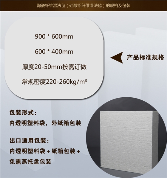 火龍陶瓷纖維濕法氈