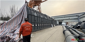 遼寧回轉窯保溫項目-全纖維爐襯