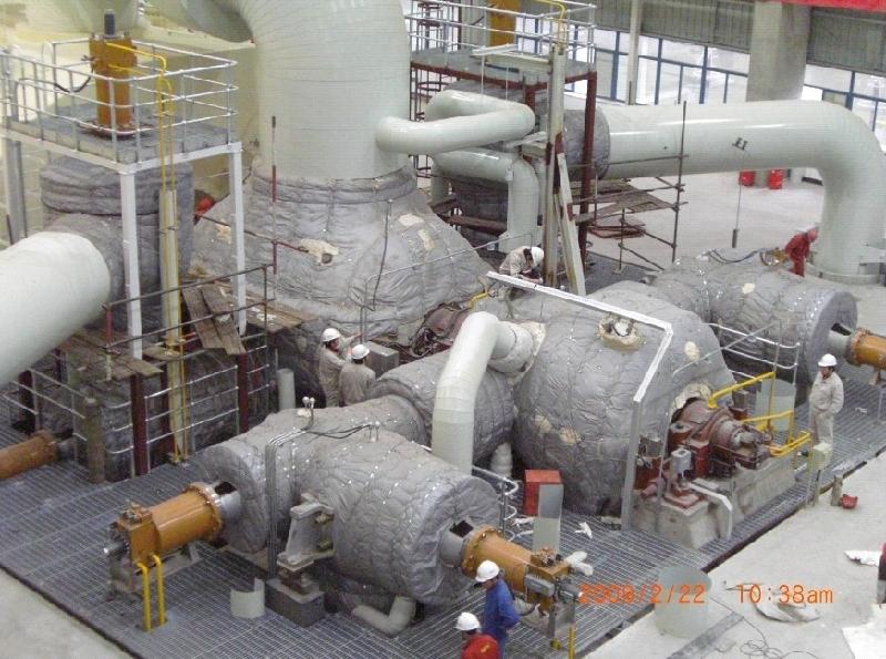 汽輪機機組保溫效果圖-火龍耐材提供 汽輪機機組保溫效果圖-火龍耐材提供
