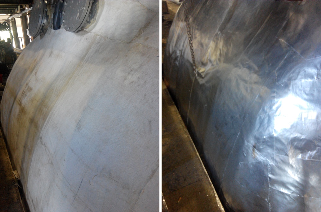 哈鍋?lái)椖浚哄仩t本體保溫--纖維布+耐高溫漆-火龍耐材提供 哈鍋?lái)椖浚哄仩t本體保溫--纖維布+耐高溫漆-火龍耐材提供