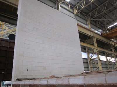 臺車(chē)爐陶瓷纖維爐墻