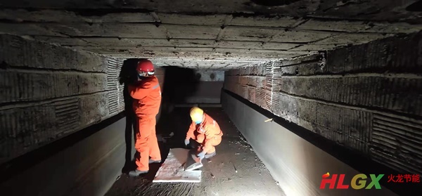 廢鋼連續預熱爐保溫施工