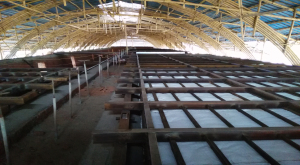 湖南江永輪窯陶瓷纖維平吊頂節能改造 湖南江永輪窯陶瓷纖維平吊頂節能改造