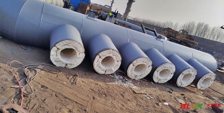 秦皇島宏興鋼鐵石灰窯脫硫脫硝煙道保溫項目